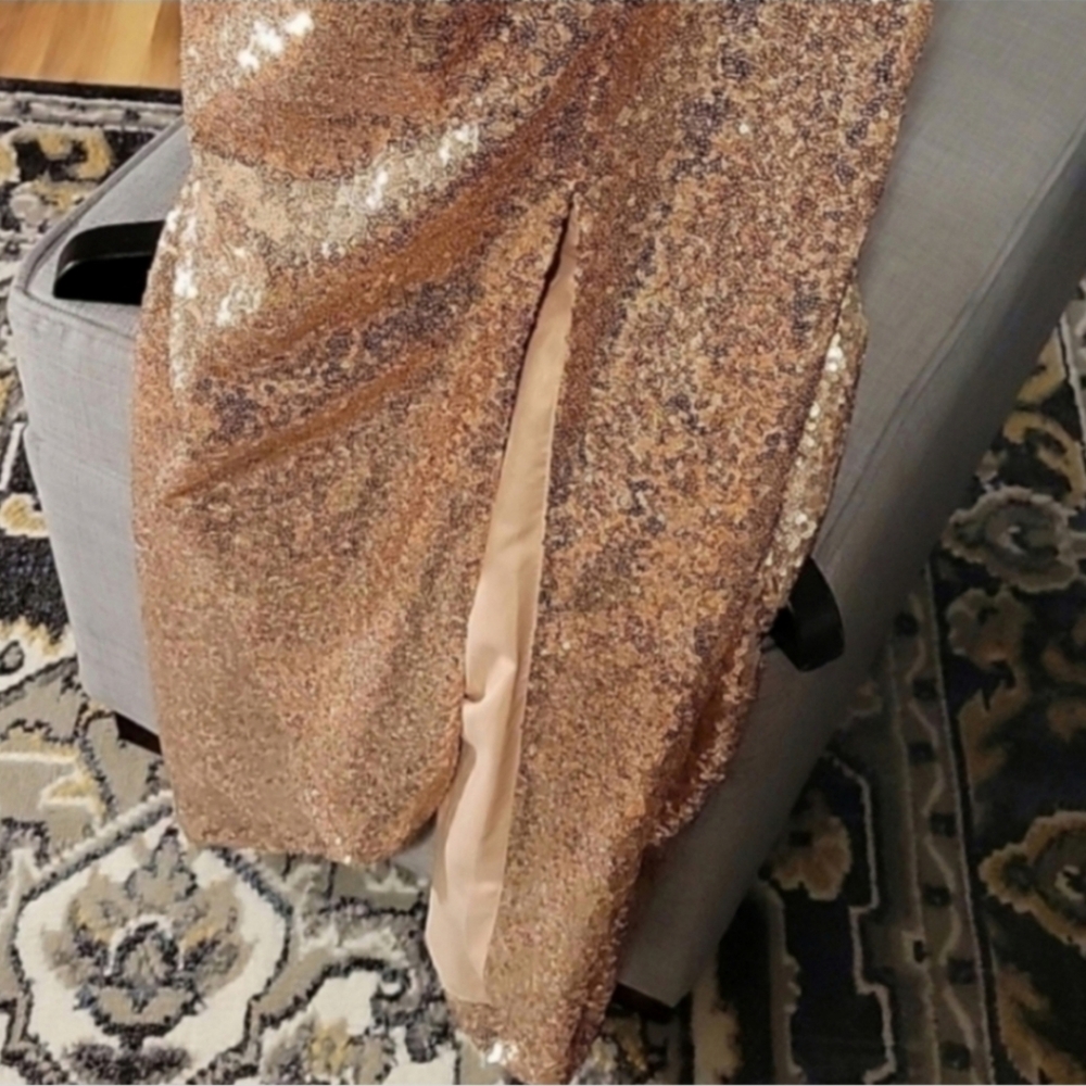 Jasmine Two Piece Sequined Dress - Picture 7 of 8